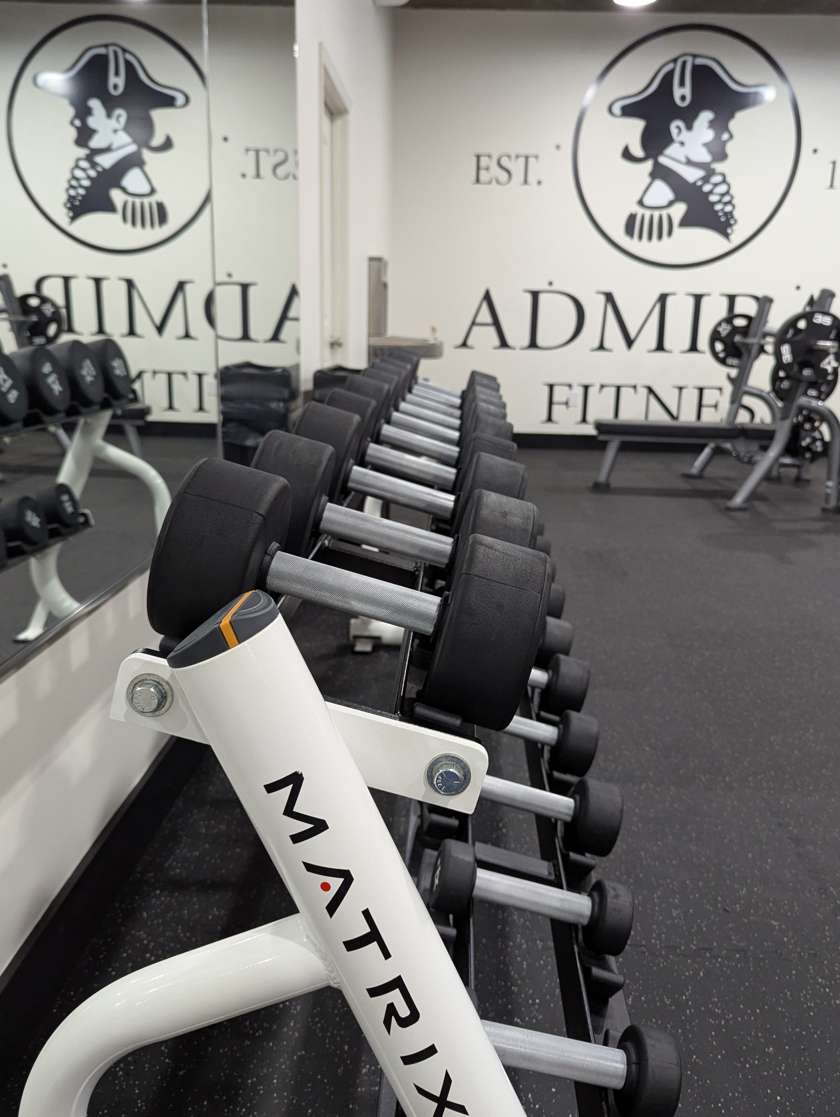 Admiral Fitness dumbbell rack